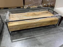 Carve out a dining nook in even the smallest of spaces with our wren bistro table. Mclemore Auction Company Auction Large Quantity Of Furniture And Home Decor From Williams Sonoma West Elm And Pottery Barn Item Box Frame Storage Coffee Table 56 Missing Glass Top