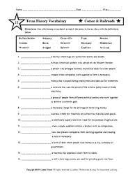 texas history vocabulary 12 cotton railroads by history vocabulary spot