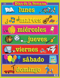 I Can Say The Days Of The Week Vocabulario Espanhol Portugues Espanhol Espanhol