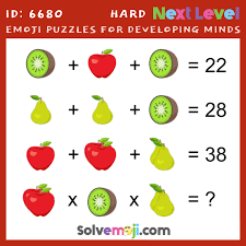 Emoji logic puzzles answer key. Puzzle 6680