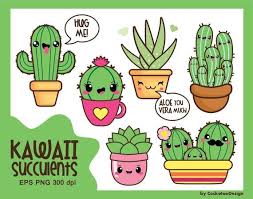 50 Off Sale Kawaii Cactus Kawaii Clipart Kawaii Cacti Kawaii Succulent Kawaii Aloe Cactus Clipart Cute C Cactus Clipart Kawaii Clipart Succulent Doodle