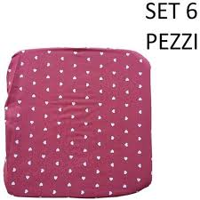 E cucina rosa coprisedie spalli coprisedie con cuori. Liberoshopping Cuscino Coprisedia Mollettone Imbottito Con Fascia Elastico Rosso Fant Cuore Set 6 Pezzi Eprice