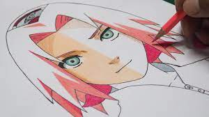 How To Draw Sakura Haruno Step By Step - Naruto Shippuden - Youtube