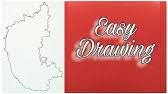 How to draw a dragon's body. How To Draw Karnataka Map Karnataka Map Outline Youtube