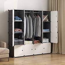 Keep your closet neat and organized with a closet organizer. Closet Organizers Large Size Portable Home And Bedroom Wardrobe Closet Clothes Storage Organizer Home Garden