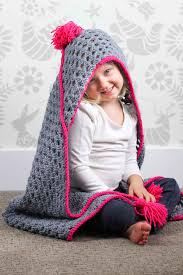 They provide warmth and comfort, and will be a gift that they can treasure forever. Modern Crochet Hooded Baby Blanket Free Pattern For Charity
