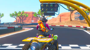 Browse a selection of the best practice creative maps available for fortnite. Fortnite Complete A Lap Of A Desert Snowy And Grassland Race Track Gamesradar