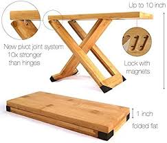 Amazon Com Fox Helecho Guitarra Taburete De Pie Madera De Bambu Profesional Reposapies Imanes Para Fijar In 2020 Adjustable Footstool Wooden Footstool Footstool