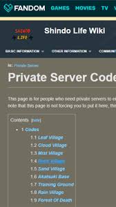 This code was happened because shindo life reached 1 million subscribers on their youtube azedsx january 12, 2021. How To Join A Private Server In Shinobi Life 2