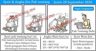 Syair Pak Tuntung Sgp Senin 28 September 2020 Teka Teki Nostalgia Permainan Angka