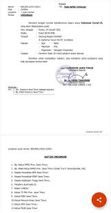 Karena berasal dari lembaga maka surat ini dinyatakan sebagai surat resmi yang harus menggunakan bahasa yang formal, baik/baku, sopan, padat, dan jelas. 12 Orang Mendapat Undangan Vaksinasi Covid 19 Pertama Di Jatim Lenteratoday Com