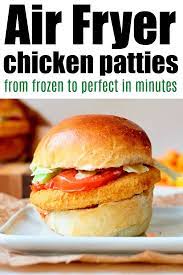 Preheat air fryer to 375 f for 5 minutes. Frozen Chicken Patties In Air Fryer Ninja Foodi Frozen Chicken Patties