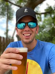 Post rainy-day bike ride beer Toasty!