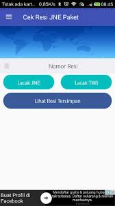Aplikasi untuk mengecek status pengiriman dari paket jne dengan fitur: Cek Resi Jne Paket For Android Apk Download