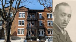 Ici vécut : Jean-Charles Harvey, au 630, rue Fraser