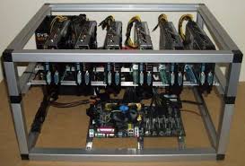 Rig's frame for 8 gpus: Chapter 4 Ethereum Mining Blockk