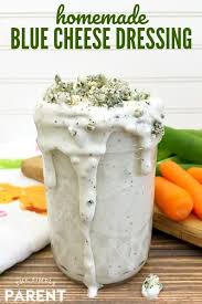Finished Homemade Blue Cheese Dressing Recipe Also A Great Dip Bluecheese Saladdr Blue Cheese Dressing Recipe Blue Cheese Dressing Homemade Salad Dressing