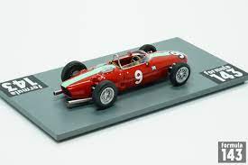 Chitis motor hade en vinkel på 120° mellan. 1962 Ferrari 156 Ireland Formula143