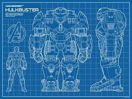 Hulkbuster Blueprint D Iron Man Hulkbuster Iron Man Art Iron Man Armor