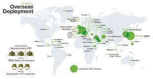 Chart U S Military Personnel Deployments By Country