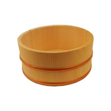 Amazon Com Japanese Hinoki Bath Bucket Naturally Antibacterial Garden Outdoor Hinoki Japanese Antibacterial