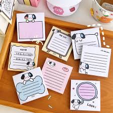 Giấy note ghi chú bản vuông Pkbeoshop set 80 tờ giấy ghi chú 8*8cm không có keo dán họa tiết hoạt hình dễ thương N12 | Shopee Việt Nam