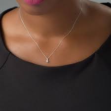 In looking at the 6.74 mm width of a 1.10 carat diamond one thing that surprised me when i bought an engagement ring, is how much bigger the diamond appeared on a female finger compared with. 1 10 Ct Diamond Solitaire Pendant In Sterling Silver Zales