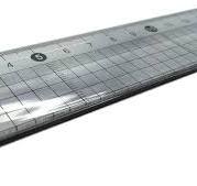 Modellbauwerk Precision Cutting Triangle - 325mm Acrylic Ruler With  Stainless Steel Edge