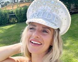 Lena Ivory Felt Bridal Hat With Silk Knotted Band and Feather Detail