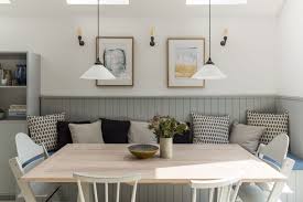 Make sure you choose a comfortable height for your bench; Built In Bench Dining Room