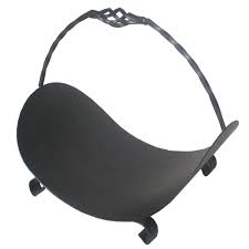 Complete any railing system with this sturdy and functional bracket. Log Holders Holder Handle Steel Black Fireplace Firewood Basket By Home Discount Ebay