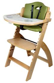 Amazon Com Abiie Beyond Junior Y High Chair Natural Olive Cushion Childrens Highchairs Baby Best High Chairs Wooden High Chairs Best Baby High Chair
