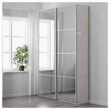 It will be in 3parts. Ikea Pax Auli Sliding Mirror Door Wardrobe Novocom Top