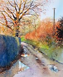 How To Paint Puddles In Watercolour