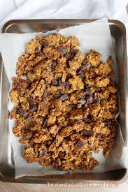 Granola D Automne Au Potimarron Mes Brouillons De Cuisine Preparation Repas Dejeuner Alimentation Granola