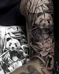 Dublin Tattoo Art Az Instagramon Other Perspective Of Panda Tattoo Tattoos Tatuagem Tattooartist Dublintattoo Dublint In 2020 Panda Art Art Tattoo Panda Tattoo