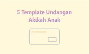 Maybe you would like to learn more about one of these? Download 5 Template Undangan Aqiqah Format Word Siap Cetak Zotutorial