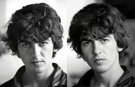 Laid back in the Bahamas while filming 'Help!' The photographer was Henry  Grossman: "George looks as I would expect Hamlet to look. Early morning,  totally open, something going