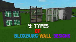 All of what's available, including the decorations, comes in at nearly 61,000. 4 Types Of Bloxburg Wall Designs Roblox Bloxburg Youtube