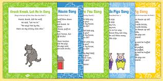 Not By The Hair Of My Chinny Chin Chin Song Pin By Mary Simpson On Fairy Tales Three Little Pigs Song Pig Song Little Pigs