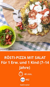 Rosti Pizza Mit Salat Rezept Leckere Gesunde Rezepte Kalorienarmes Essen Gesund Kochen