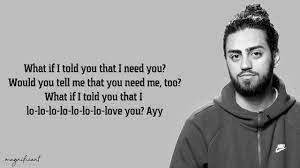 Nov 12, 2020 · one of the most shocking things that diana told me was that the night before the wedding charles told her that he didn't love her, thornton said. Ali Gatie What If I Told You That I Love You Lyrics Love Yourself Lyrics Lyrics Love You