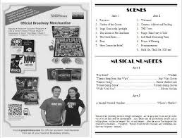 My Playbill Wedding Programs Wedding Playbill Wedding Program Theater Wedding Black Ceremony Diy Silver Whi Cover Template Templates Advertisement Template