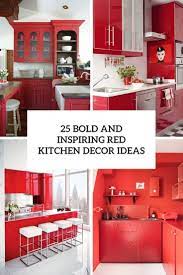 Well you're in luck, because here they come. 25 Bold And Inspiring Red Kitchen Decor Ideas Shelterness