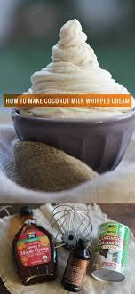 Sugar Free Frosting Dairy Free Frosting Food Coconut Milk Whipped Cream Dessert Recipes