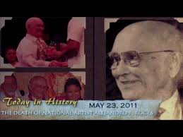 Death anniversary of national artist Alejandro Roces