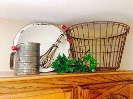 Pin By Jodi Baker On Welcome Home Decorating Above Kitchen Cabinets Kitchen Cabinets Decor Above Kitchen Cabinets