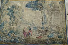 Tapisserie Aubusson Francais Ancien Du Xviie Siecle La Diseuse De Bonne Aventure Art Deco Poster French Art Deco Art