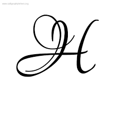 Make your handwriting more beautiful by adding designs to it. H Letter Www De Moi Nl Zegelring Edelsteengravure Familiewapen Stijlvollering Monogram Eigentijdserin Lettering Alphabet Fonts Calligraphy H H Tattoo