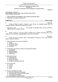 Examenul de bacalaureat național 2017 proba e. Bac 2017 Ce S A Dat La Biologie Subiecte È™i Barem Virgin Radio Romania